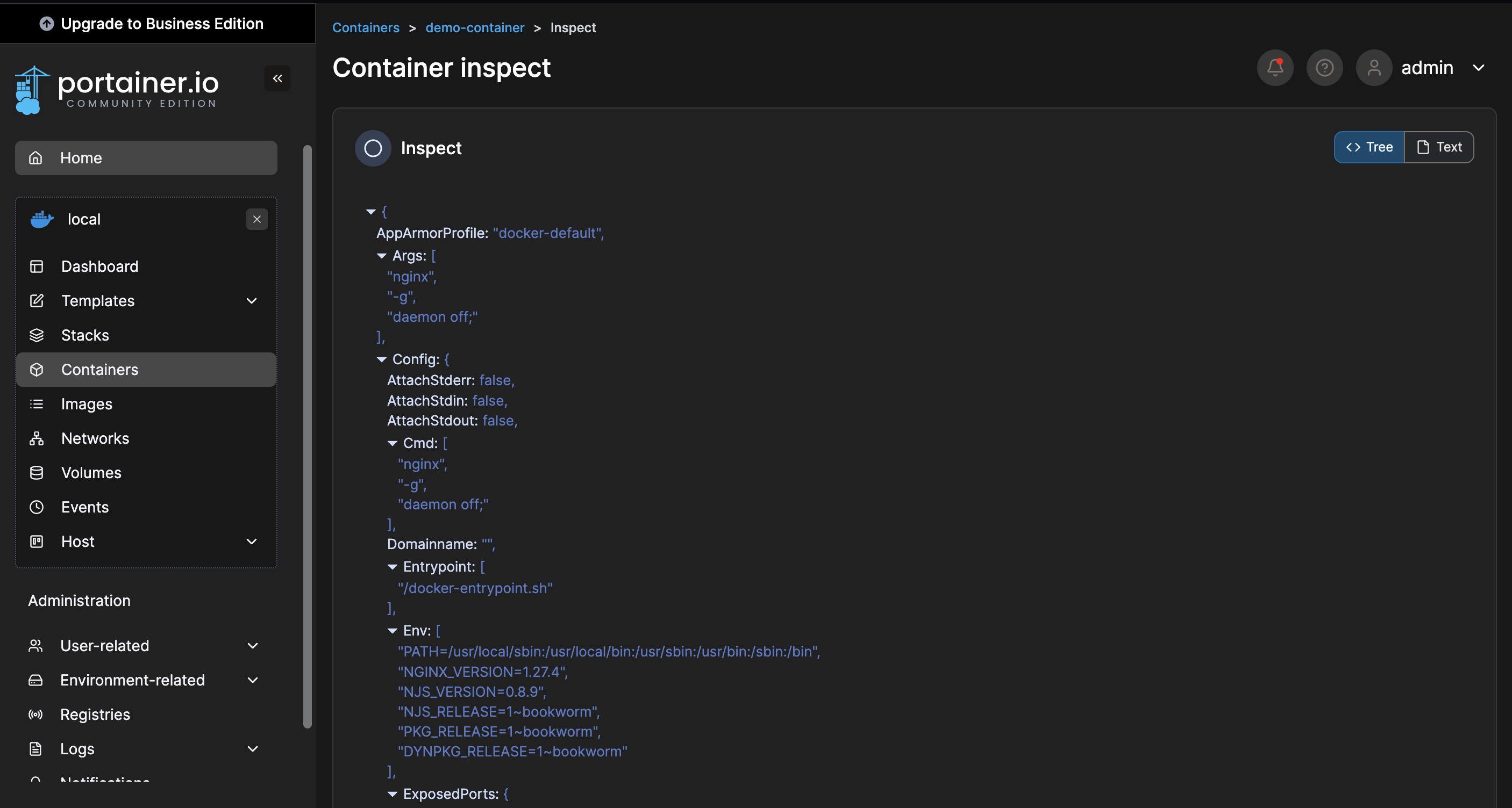 portainer-inspect