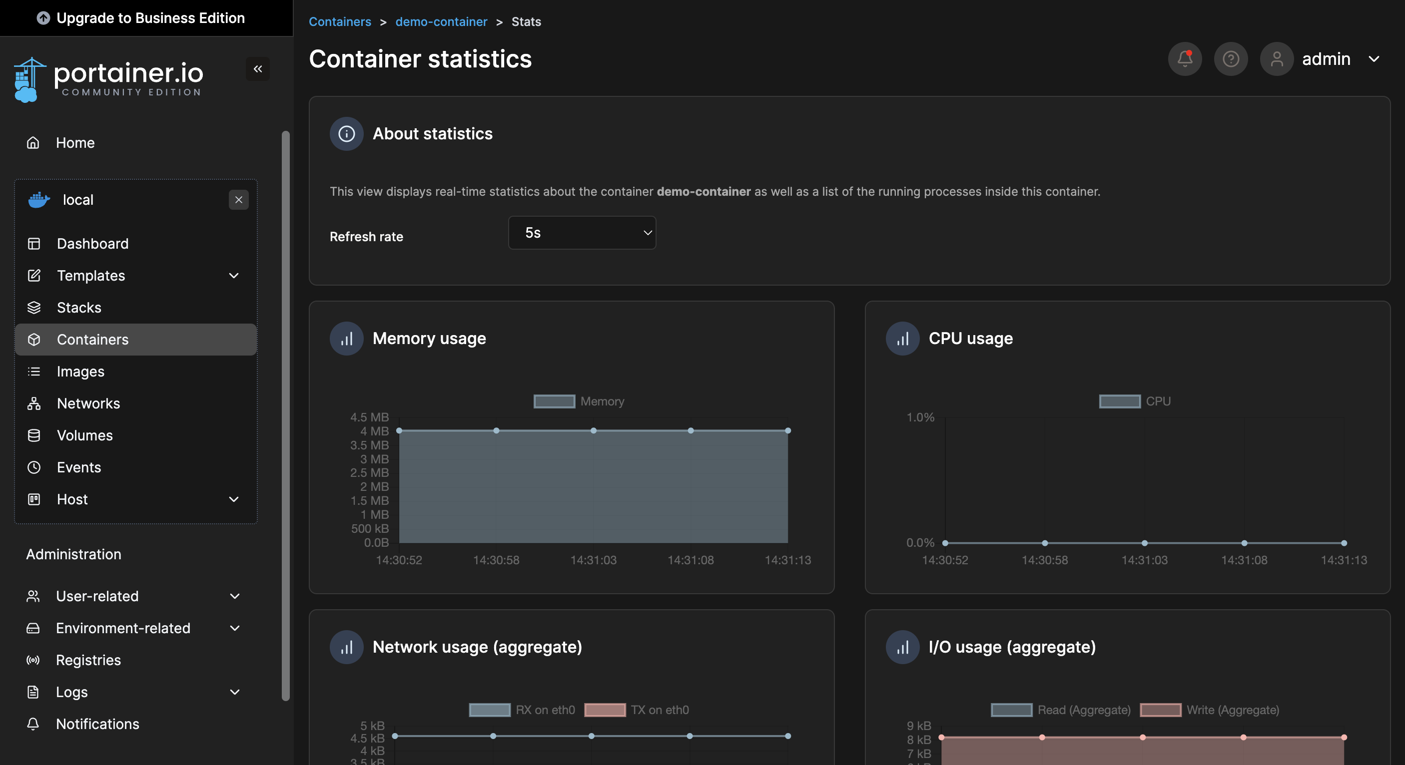 portainer-stats