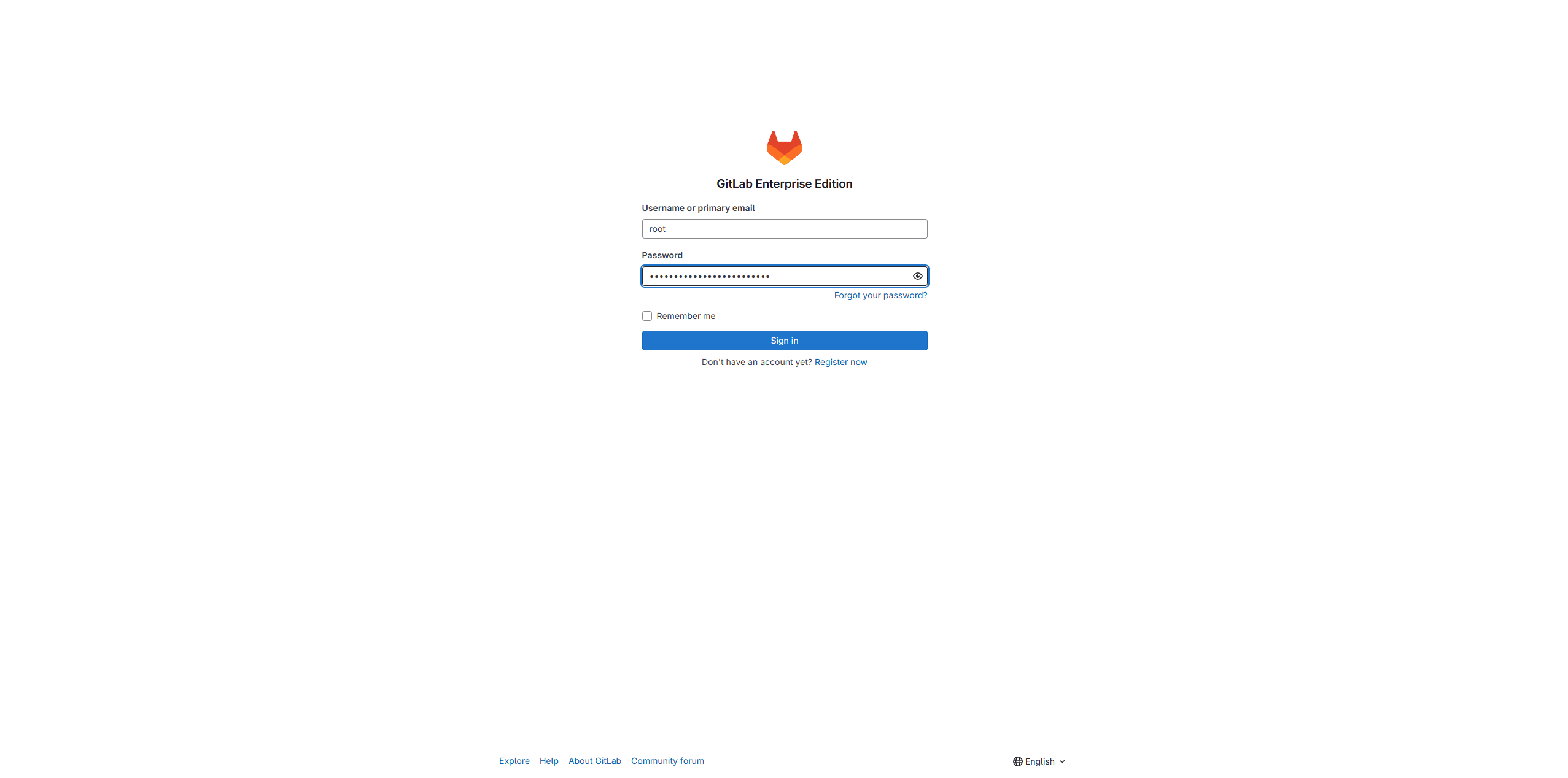 GitLab Login