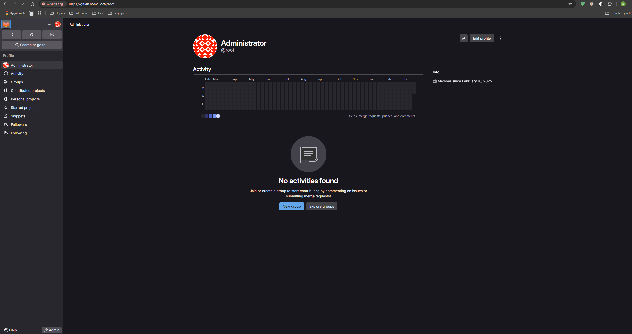 Admin Profile